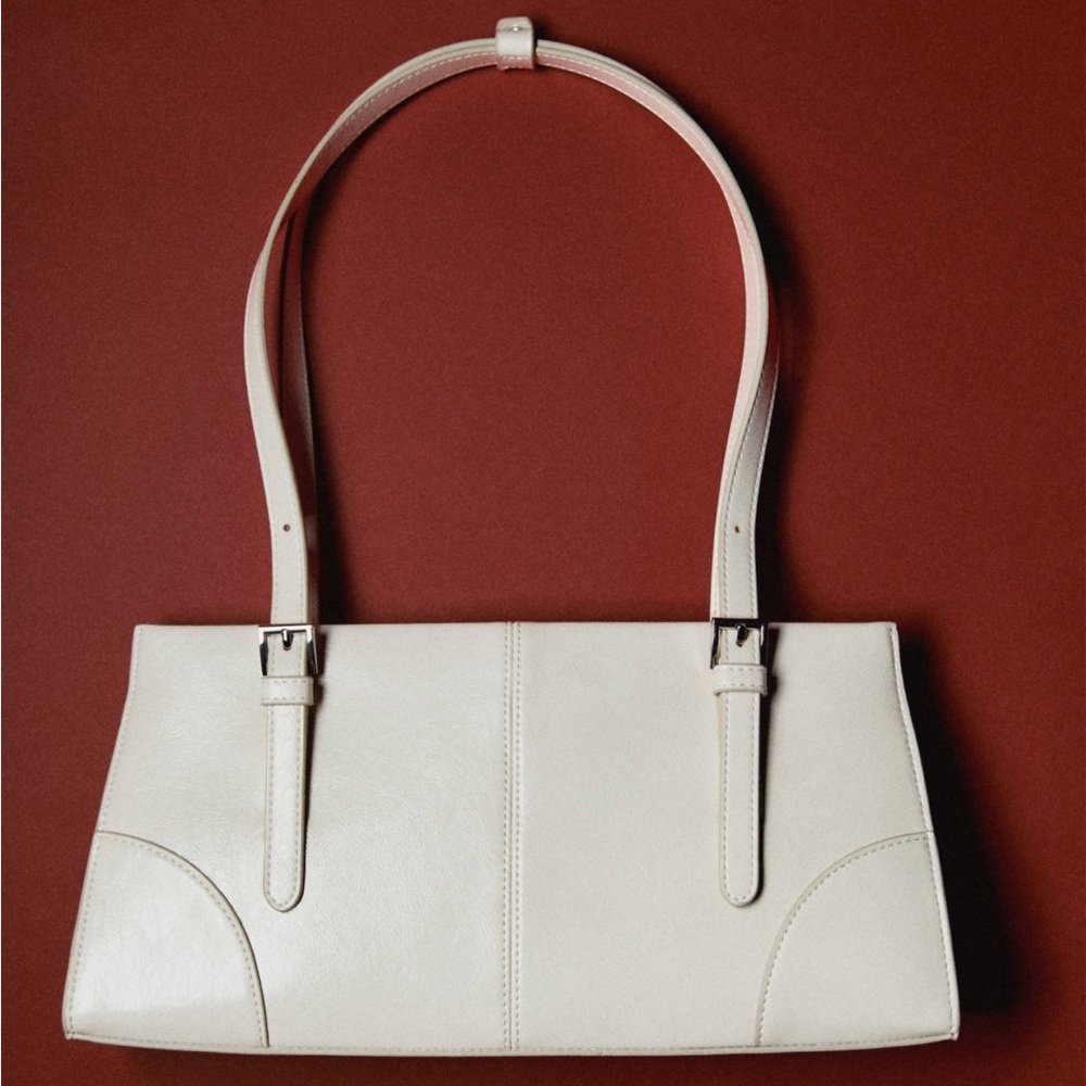 Mango Shoulder Bag With Buckles
